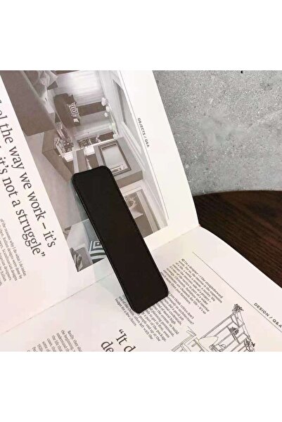 Choice6 black Magnetic Kickstand Phone Holder Hand Strap Finger Grip Stand Pu...