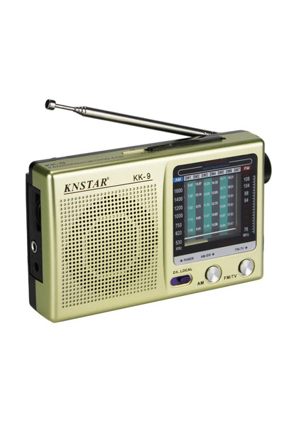 Choice1 VIKEFON Golden Outdoor Radio Dual Band Stereo Radio SW/AM/FM Pket Poi...