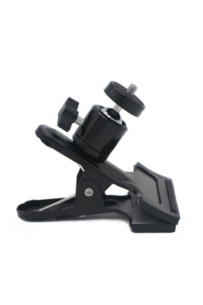 Choice1 set B Metal Camera Clip Clamp Flash Holder Swivel Ball-Head 1/4" Thre...