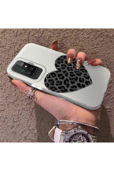 Hontinga حافظة هاتف Redmi 10 متوافقة مع الحواف السيليكونية الصلبة والمضادة لل...