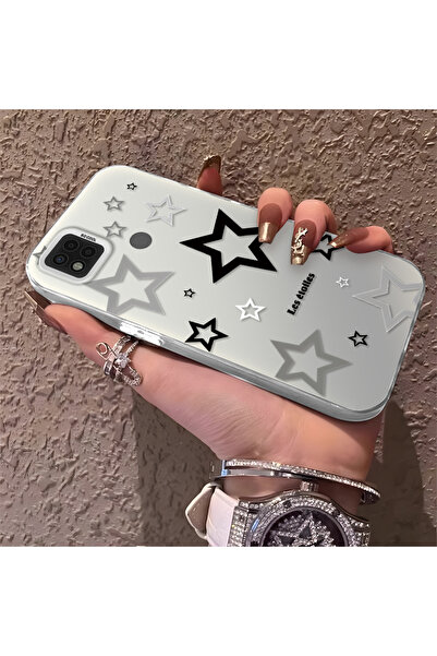 Hontinga حافظة هاتف Poco C31 متوافقة مع حافة السيليكون الصلبة ومضادة للسقوط ب...