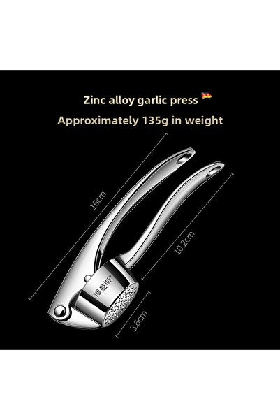 Choice garlic press New Zinc Alloy Garlic Press Manual Garlic Crusher Kitchen...