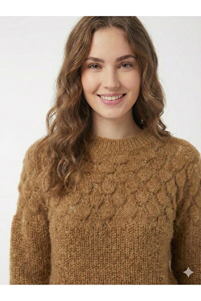 New London KADIN İTALYAN SAÇ ÖRGÜSÜ KAZAK