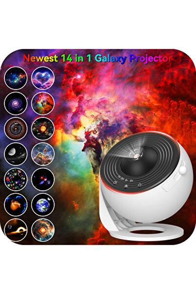 Choice 14 in1 Projector 14 in 1 Projector USB Powered LED Night Light 4K HD F...