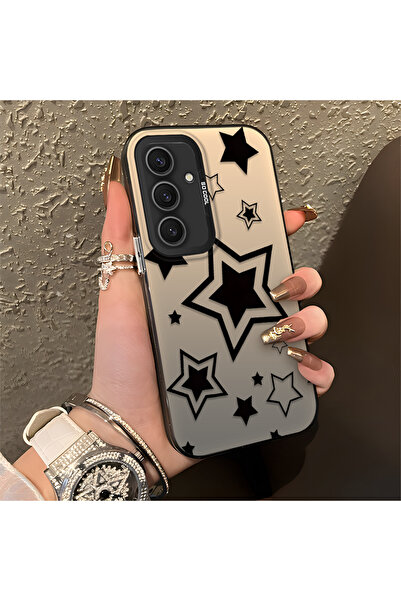 Hontinga حافظة هاتف سيليكون متوافقة مع سامسونج جالاكسي S25 بلس، طراز Yıldızla...