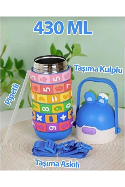 senacacollection Vagonlife Çarpım Tablolu Çelik Matara Suluk 430 ml