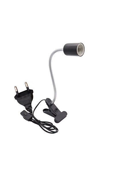 choice2 EU Black Reptile Heat Lamp With US EU Power Cord Rotatable Basking Sp...