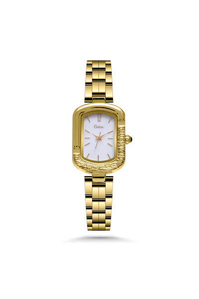 catera Katira women's watch with a steel strap