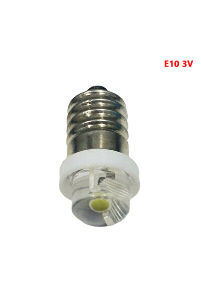 choice2 3v (YY)1Pc 2025 New 0.5W E10 Screw LED Upgrade Flashlight Bulb 3V 4.5...