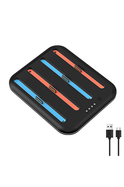 Choice black 4-in-1 Controller Charging Dk for Switch 2 with Multiple RGB Lig...