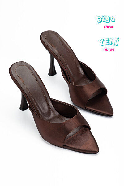 diya shoes Lidya Pointed-Toe Heeled Slippers