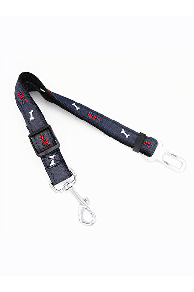 Choice حزام أمان أسود قابل للتعديل للكلاب، قطعة واحدة، دنيم، مشبك معدني - منا...