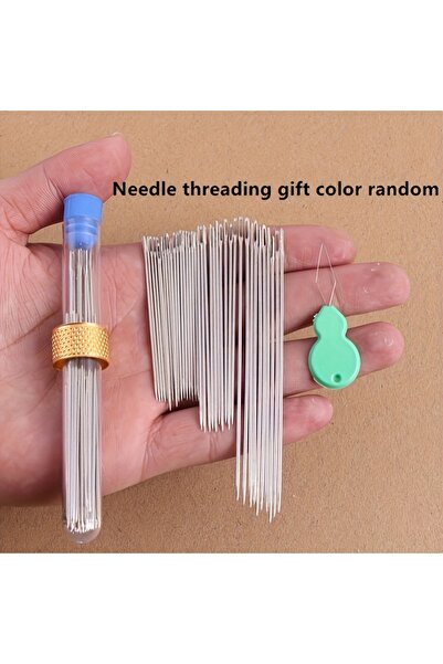 Choice combination 40 pieces of large hole and large eye sewing needles DIY t...