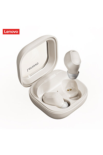 Choice سماعات أذن لاسلكية بلوتوث لينوفو EA200 باللون الأبيض، مقاومة للماء، سم...