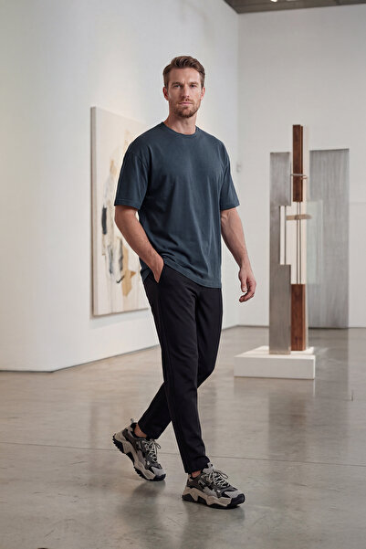 Etikmen 100% органічна бавовна, пряма, оверсайз, димчаста чоловіча футболка