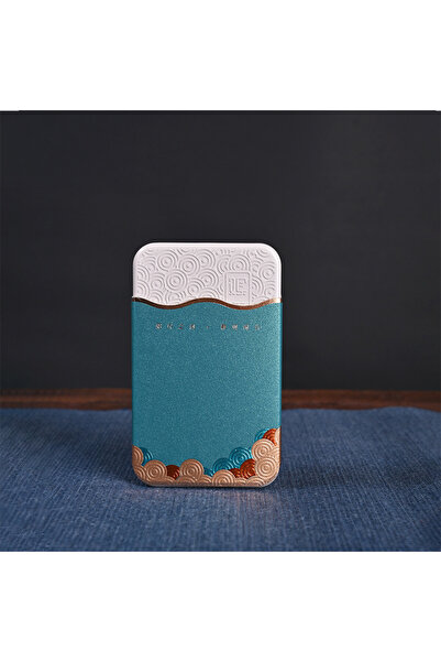 Choice4 علبة تخزين حلوى معدنية مستطيلة الشكل بنمط مموج من S WHITE، علبة تغليف...