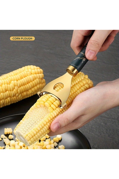 Choice Golden 1pc, Corn Planer, Corn Stripper, Stainless Steel Corn Cob Strip...
