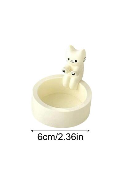 Choice White White Animal Candle Holder Aesthetic Candle Holder Funny Wax Tea...