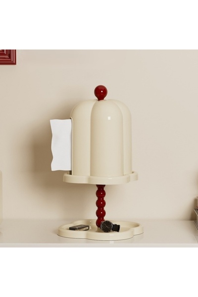 Choice cream white French retro tissue box in the ancient style of advanced s...