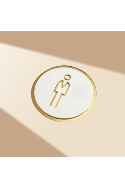 Choice1 12x12cm male 1pc 12cm/4.72inch Men's and Women's Restroom Door Plaque...