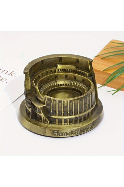 Choice تمثال معدني للمدرج الروماني، قطعة ديكور منزلية، زينة، منفضة سجائر، تذكار