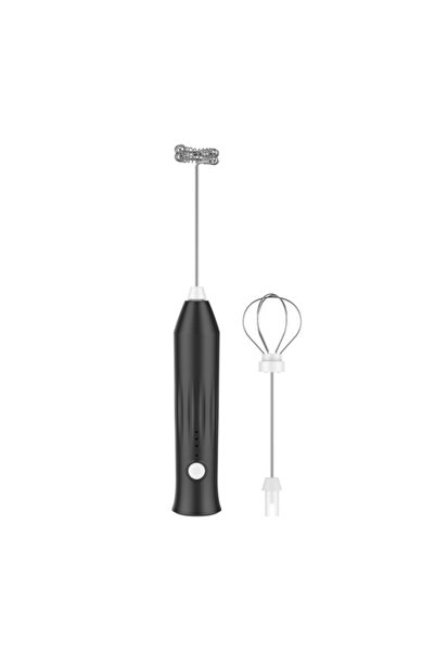 Choice <0.5L Black TINSOL Mini Electric Milk Frother Handheld Wireless Milk F...