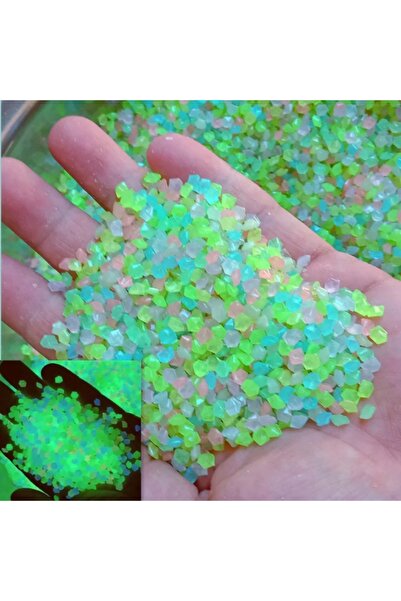 Choice أحجار رملية مضيئة بقطر 3-5 مم، أحجار زينة للحدائق والمتنزهات والطرق، ت...