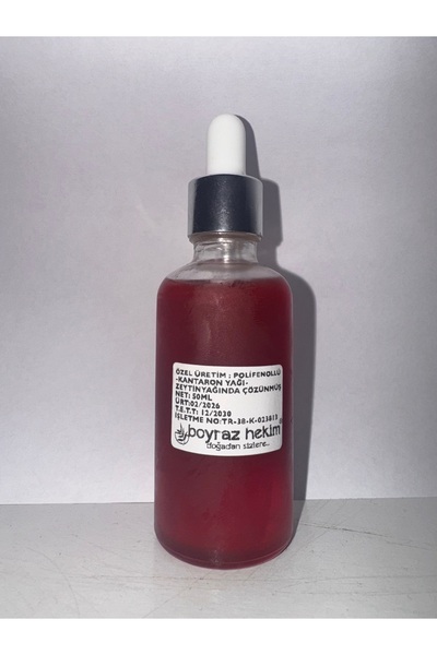 BOYRAZ HEKİM Yaralar için Kantaron Yağı Kırmızı Zeytinyağında Çözünmüş Doğal ...