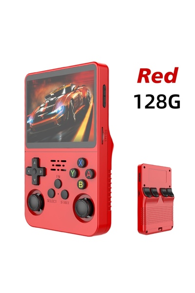 Choice14 جهاز ألعاب محمول Red-128G BEST R36S بنظام تشغيل لينكس، شاشة IPS مقاس...