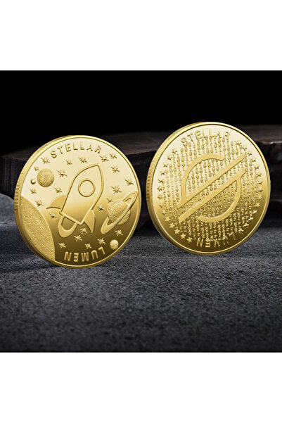 Choice1 Gold Lumen Stellar Quick Micropayment Currency Gold Plated Commemorat...