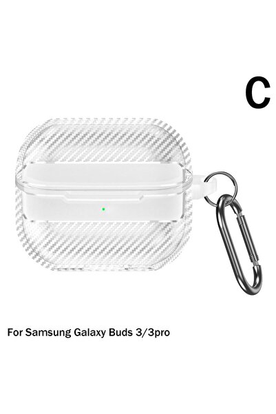 Choice C For buds 3 pro carbon fiber texture Case Carbon Fiber Texture Patter...