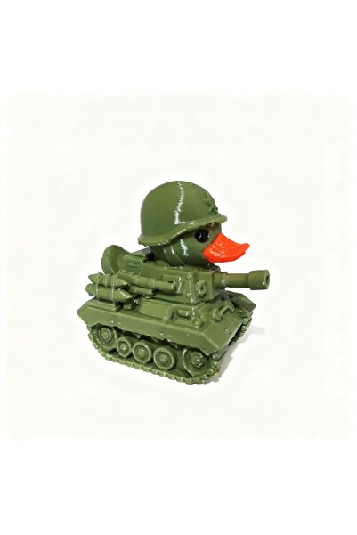 Choice تماثيل بطة الدبابة الخضراء الإبداعية، منحوتات بطة الدبابة للجنود، منتج...