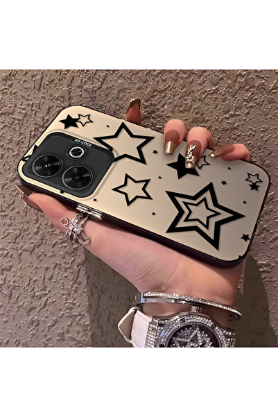 Hontinga حافظة هاتف Redmi 13X متوافقة مع حافة السيليكون الصلبة ومضادة للسقوط ...