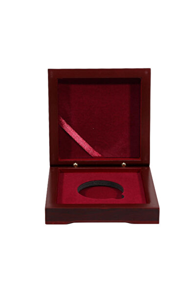 Choice Dark red Wooden Coin Storage Box Display Case Commemorative Coin Prote...