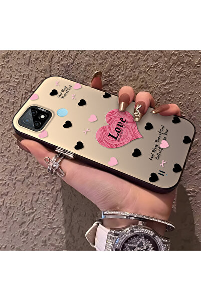 Hontinga حافظة هاتف Realme C21 متوافقة مع الحواف السيليكونية الصلبة والمضادة ...