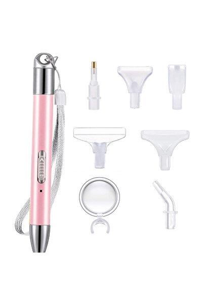 Choice3 قلم رسم ماسي وردي اللون قابل للشحن عبر منفذ USB، قلم رسم ماسي مزود بإ...