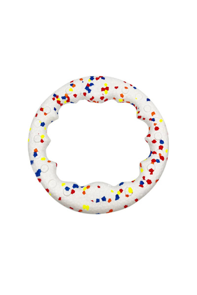 Choice أقراص طائرة بيضاء غير قابلة للتلف للرمي والتقاط، وحلقة تدريب كلاب عائم...