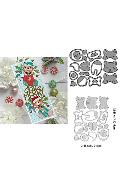 Choice1 قوالب تقطيع H444B لإكسسوارات عيد الميلاد/الشتاء من مجموعة "اصنع حيوان...