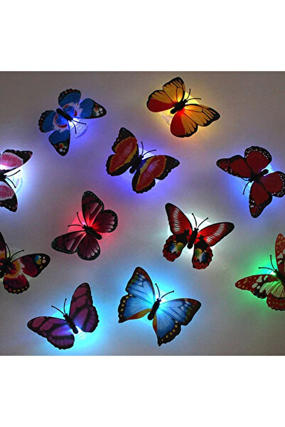Choice 5pcs Ranpo Hot Butterfly Night Light Creative Funny Colorful Glowing B...