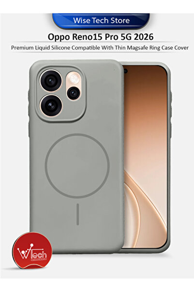 Wtech Oppo Reno15 Pro 5G 2026 Premium Liquid Silicone Compatible With Thin Ma...