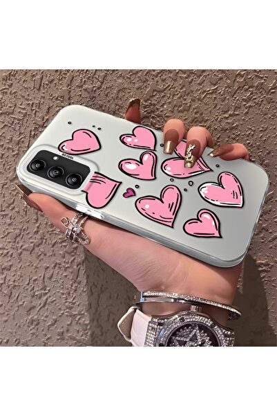 Hontinga حافظة هاتف سامسونج جالاكسي A14 متوافقة مع الحواف السيليكونية الصلبة ...