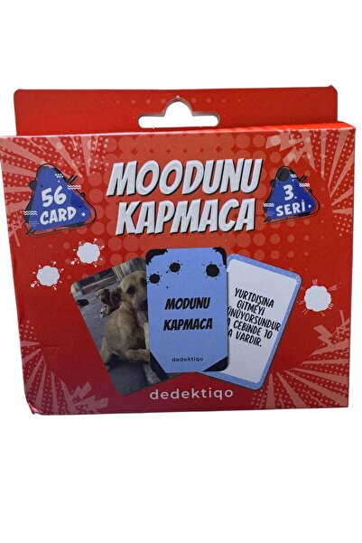 AresTokaAksesuar Moodunu kapmaca 56 Kart Eğlence Yılbaşı Parti Dedektif Sevgi...
