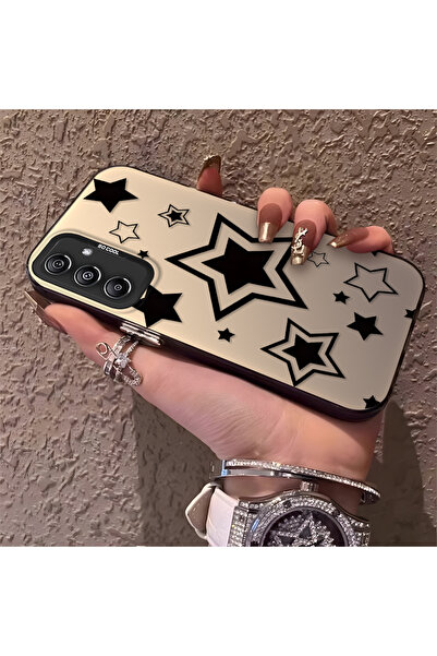 Hontinga حافظة هاتف سيليكون متوافقة مع هاتف سامسونج جالاكسي M34 5G، مزودة بنم...