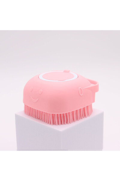 Choice1 Pink Silicone Pet Bath Brush for Puppy Dogs, 2 in 1 Pet Bath Brush So...