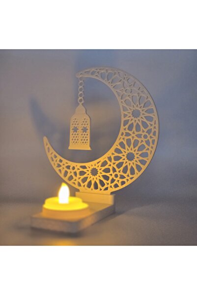 3Dify Dekoratif Ramazan Temalı Led Mumluk