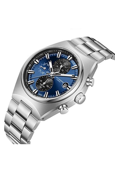 Lee Cooper Silver Steel Cord Men's Wristwatch Lc08214.390