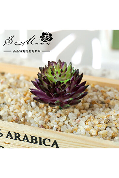 choice2 Purple Green Wusmart Ji Wa Lian Artificial Succulents Plants DIY Flow...