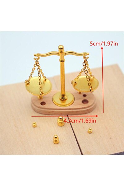 Choice1 A2 Mini Vintage Antique Justice Scale Model Ornament Miniature Balanc...