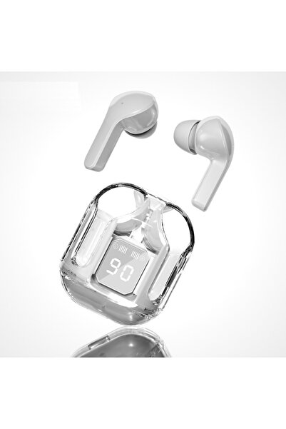 Choice WHITE Air 31 Wireless Bluetooth Earphone LED Power Digital Display Spo...