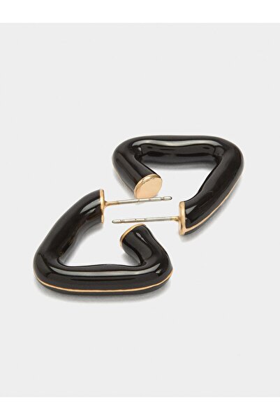 PARFOIS Mineli Üçgen Halka Küpe